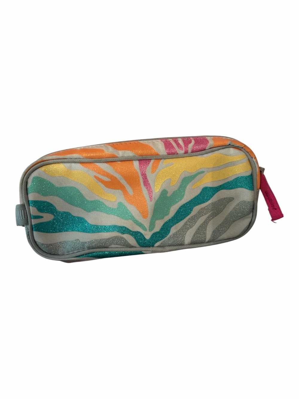 Colorful Zebra Print Pencil Case